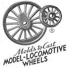 Molds to Cast Model-Locomotive Wheels